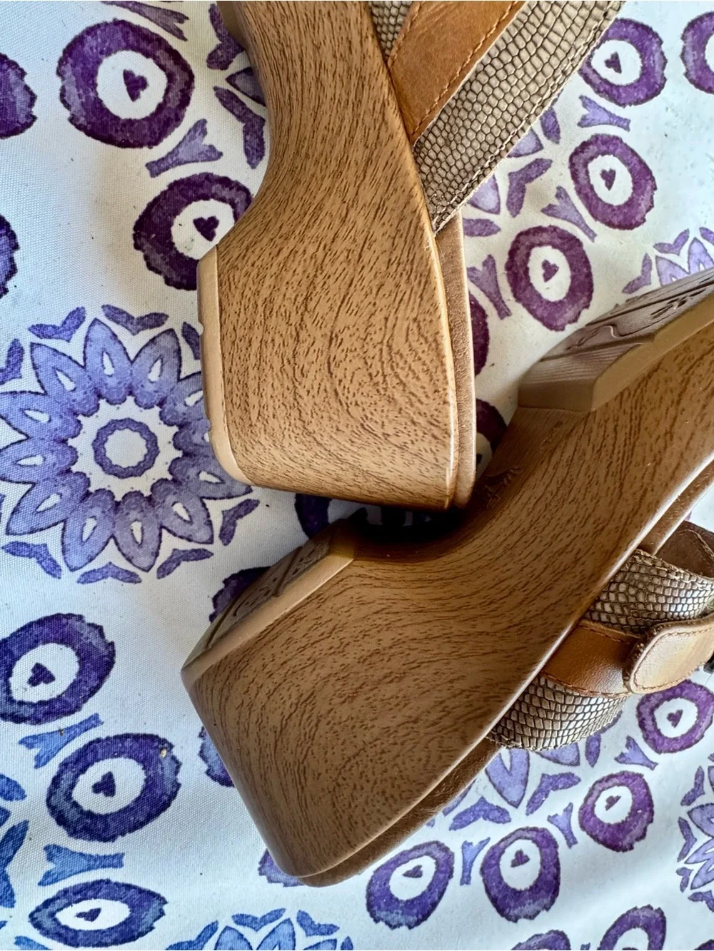 Dansko Jessie Tan Double-Strap Slide Sandals with Buckle Detail
